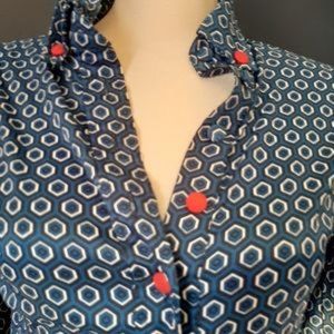 Piena button up shirt dress